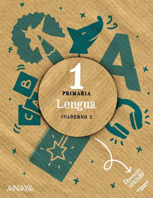 Lengua 1, Cuaderno 2,Operación Mundo, 1ºep