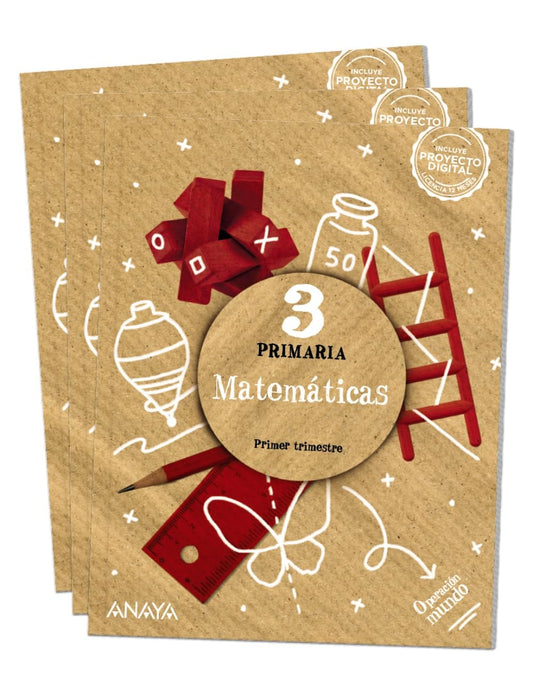Matemáticas 3,OPERACIÓN MUNDO,3ºep