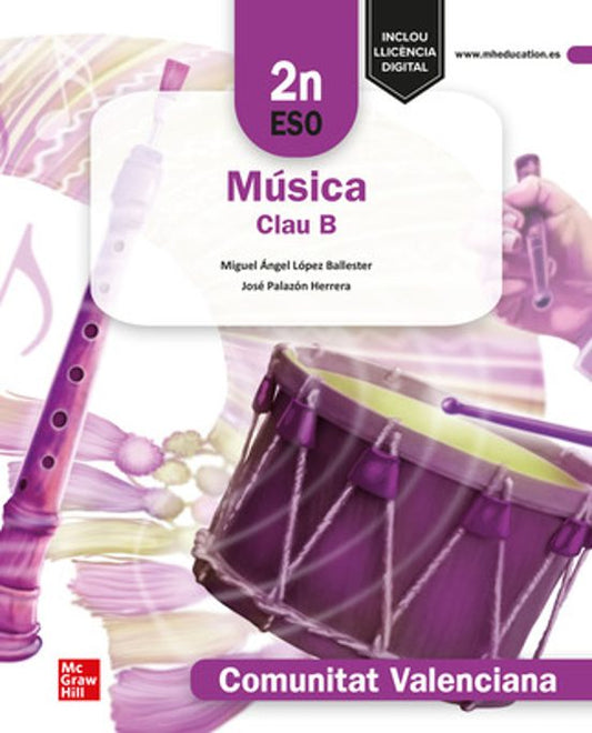 Música Clave B 2n ESO Valencià McGrawHill