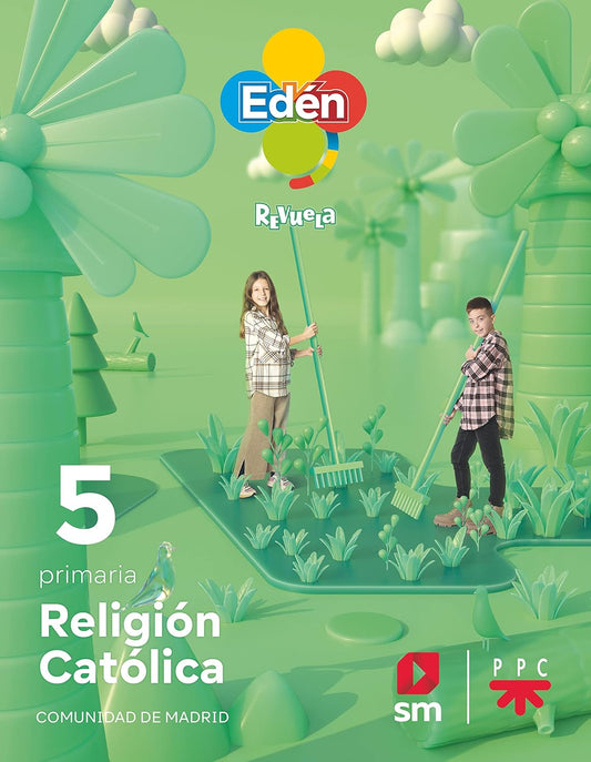 Religión Católica, REVUELA, Edén, 5ºep - BANCO DE LIBROS